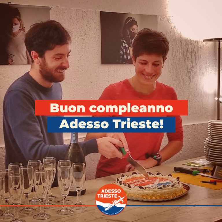 Festa di compleanno a Trieste con torta, sorrisi e auguri Adesso Trieste.